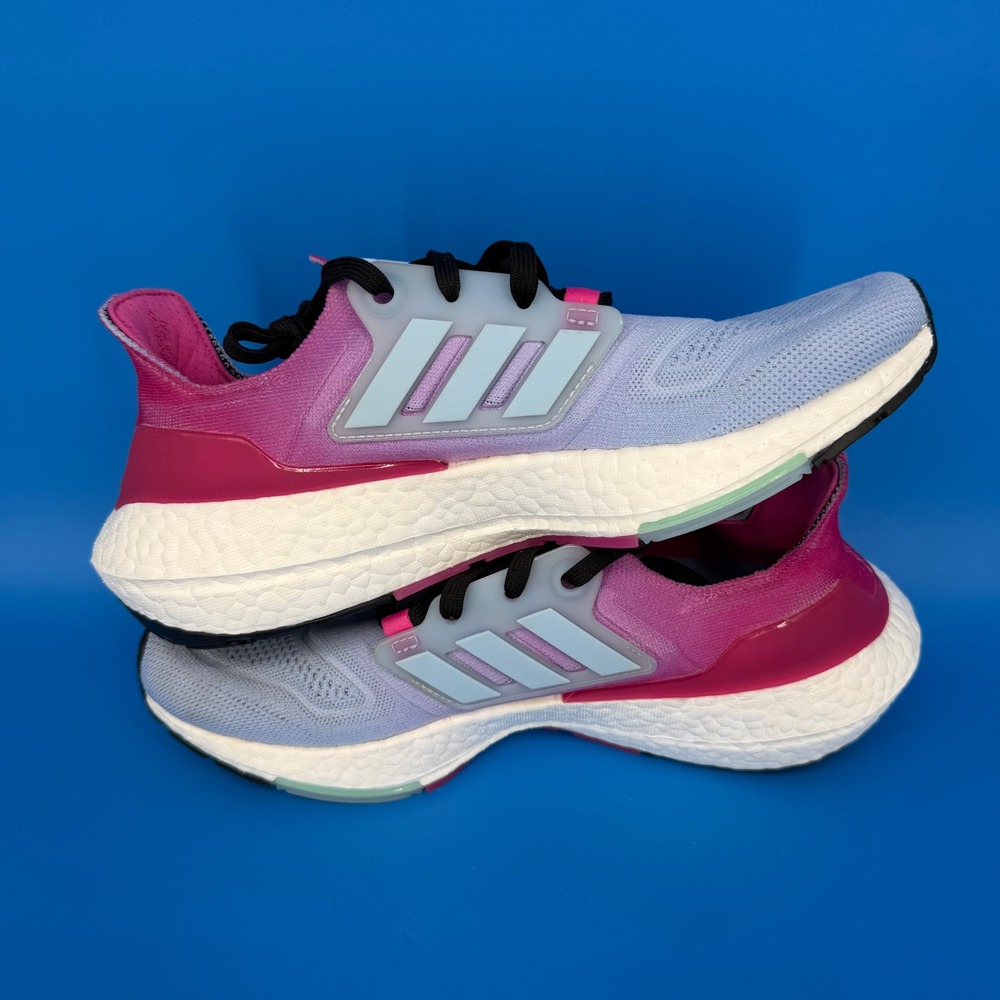Adidas Ultraboost 22 Womens Running Shoes Pink Blue GX5592 Size 7.5 - Picture 9 of 10